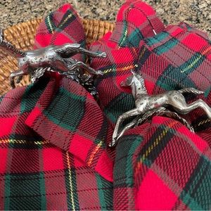 Reed and Barton silver napkin rings  two